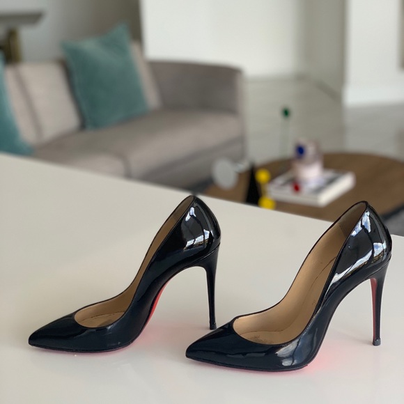 Pigalle Follies Louboutin black heels 37.5 - Picture 3 of 7